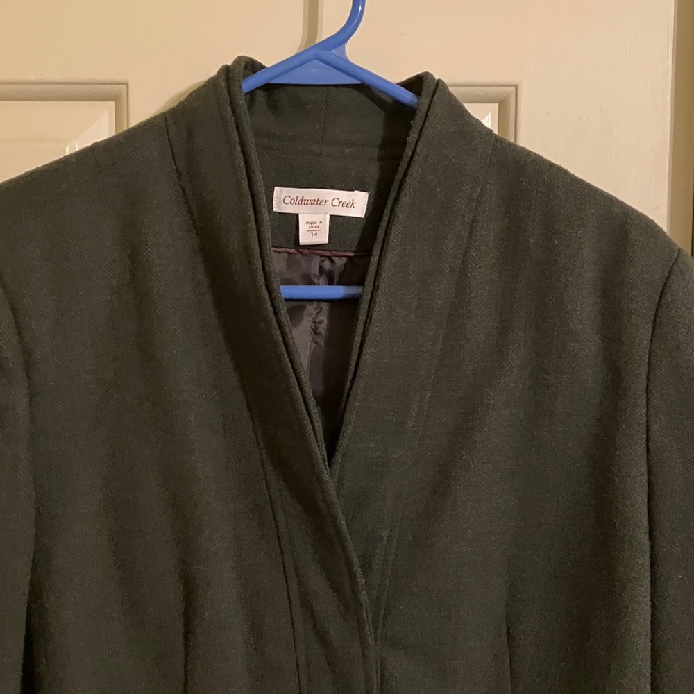 Coldwater Creek Women's Dark Green Blazer - Picture 4 of 12